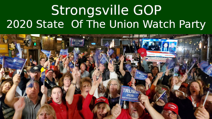Shannon Burns Strongsville GOP - President Trump State of The Union Watch Party